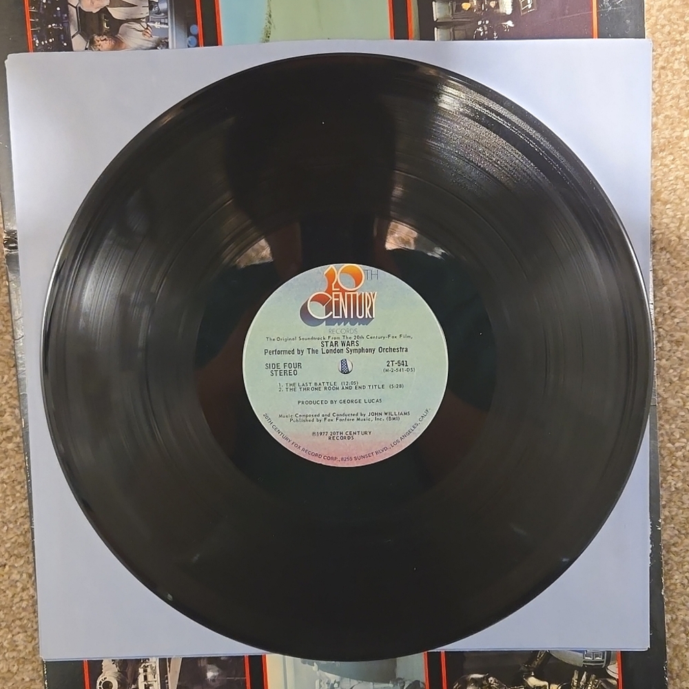 Star Wars Original Soundtrack 1977 Vinyl 12'' 2-discs - Picture 6 of 12